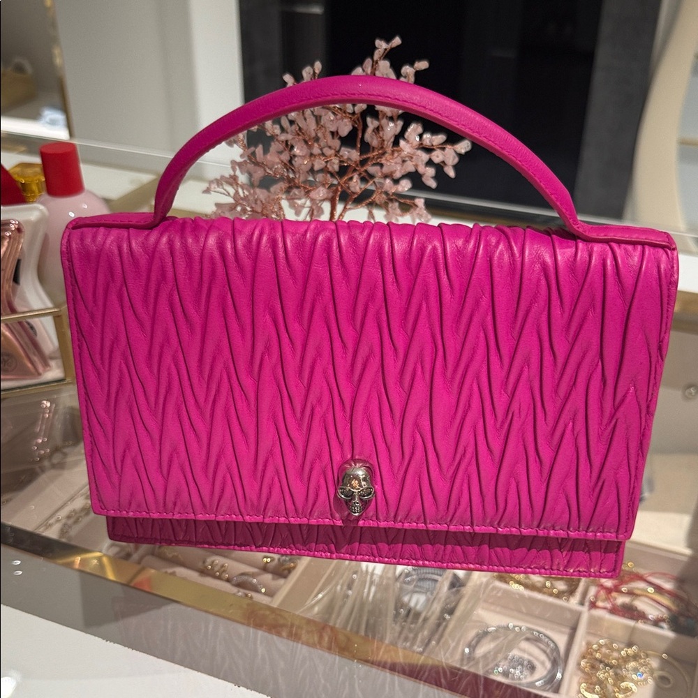 Pink Quilted Women's Bag Alexander MC Queen .